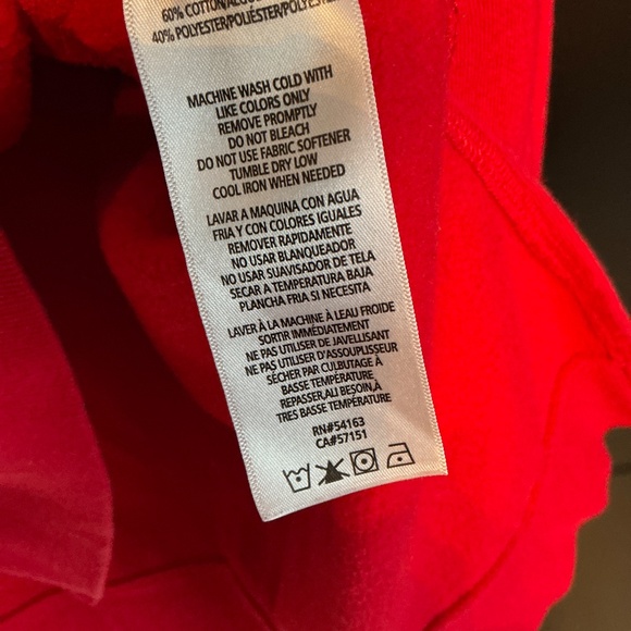 Calvin Klein Performance red sweat-shirt - Picture 3 of 4